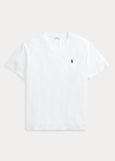 Men's Polo Ralph Lauren Classic Fit V-Neck T Shirts | 907346YTV